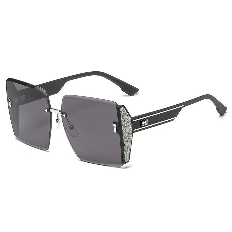 New frameless trimmed anti-ultraviolet sunshade popular sunglasses women's trendy Internet celebrity ins sunglasses