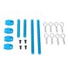 RC Car Shell Post Sturdy Shockproof Aluminum Alloy Car Shell Column with R Pins for 1:10 Road Racing