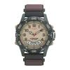 Expedition Combo Men's Watch Brown Dial Brown Nylon Strap 40mm