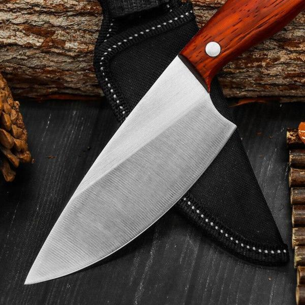 Stainless Steel Fishing Knife Kitchen Peeling Knives Meat Cleaver Sushi Knife Fruit Cutter with Knife Cover