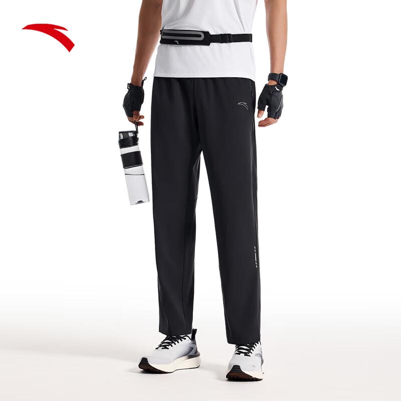 Anta Men s Quick-Dry Straight-Leg Running Pants 2XL