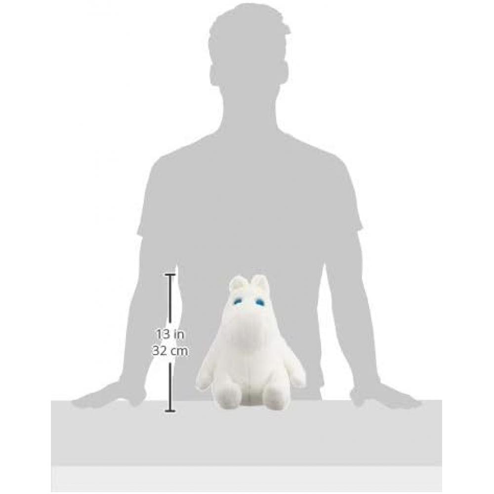 Sekiguchi MooMin MarshMallow Plush Toy M MooMin Height Approx. 32 cM M MooMin