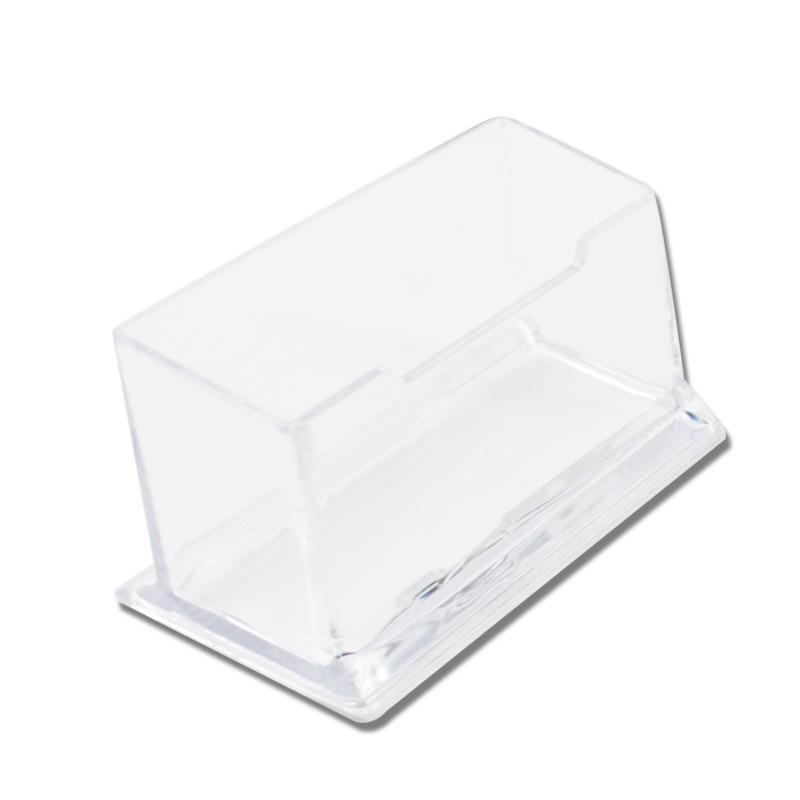 Transparent Multi-Layer Plastic Business Card Display & Storage Box