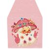 Simple Christmas Linen Table Runners, Pink Table Runner, Dining Table Decoration, Household Party, Holiday Decoration