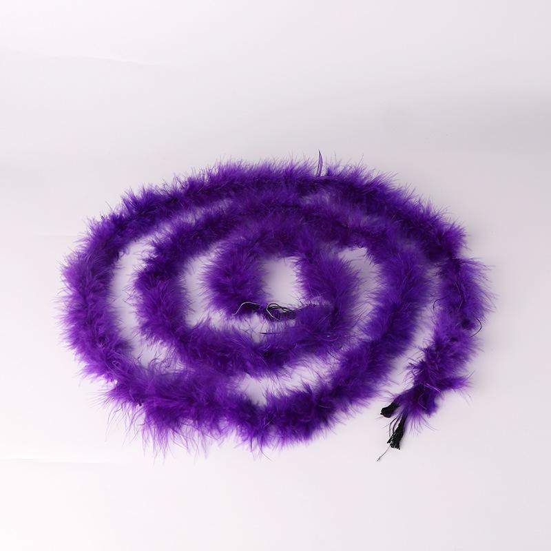 Feather Fleece 2 Meters Turkey Fleece Feather Strip, Flat Fleece Strip, Cartoon Wedding Feather Strip