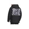 Adidas Patterned Print Hooded Down Jacket Men Outerwear Black IJ5970