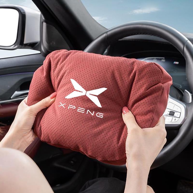 Car Neck Pillow Seat Headrest Lumbar Spine Protectio For Xpeng G6 P7 G9 G3 P5 X2 N5 F30 H93 2025 2026, Car interior accessories