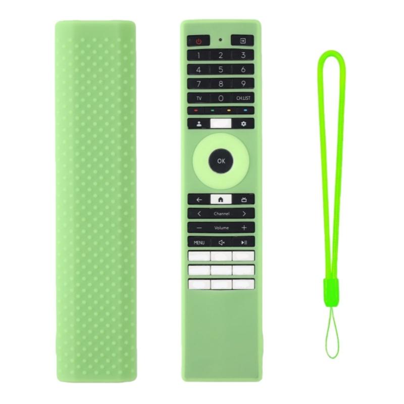 Soft Remote Skin Thickened Remote Protectors Silicone Case Easy Carrying Case Silicone Texture Suitable for ERF3A98T