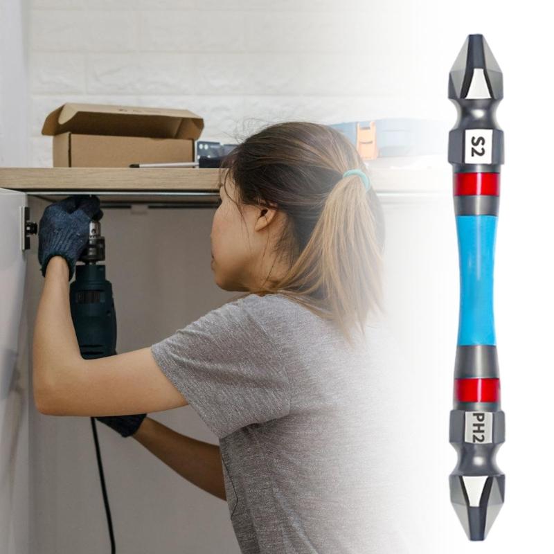 Professional Double Ended Screwdriver Bits Set With Strong Magnetic Hold High Torque Steel For Precise Assembly Repairs