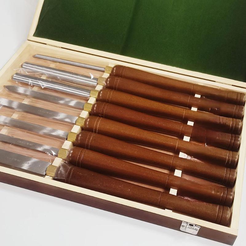 8 PCS Woodworking Chisel High-speed Steel Knife Multi-purpose Carpenter Woodcut Turning Tools Professional Carving Tools