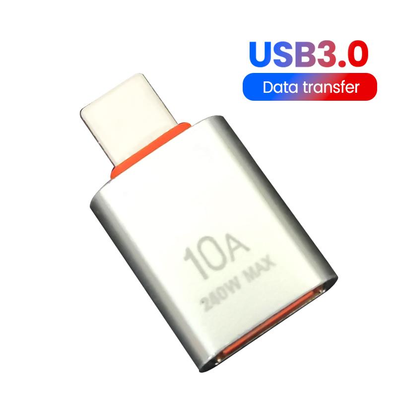 10A USB C To USB Adapter Type C Male To USB 3.0 Female Converter,Type-c/OTG Adapter for Data,Charging and Connecting
