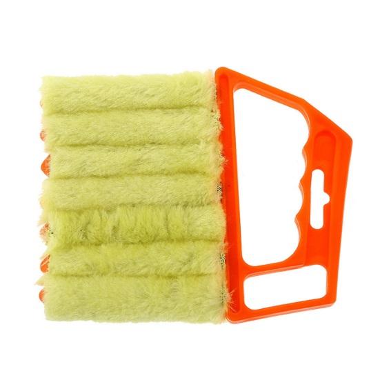 Čisticí kartáč Čisticí houbička na hluboké drážky s měkkým mikrovláknovým polštářkem Odnímatelná omyvatelná rukojeť Čisticí příslušenství na žaluzie