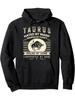 Taurus Design Trendy Hooded Sweatshirt Street Style Sweatshirt Crew Neck Sweatshirt Ultra Soft Breathable Four Seasons Casual Hood
