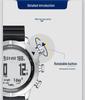C Sports Outdoor 100m Wasserdichte Smarte Taucheruhr mit Höhenmesser, Thermometer, Kompass & Multifunktionsmerkmalen