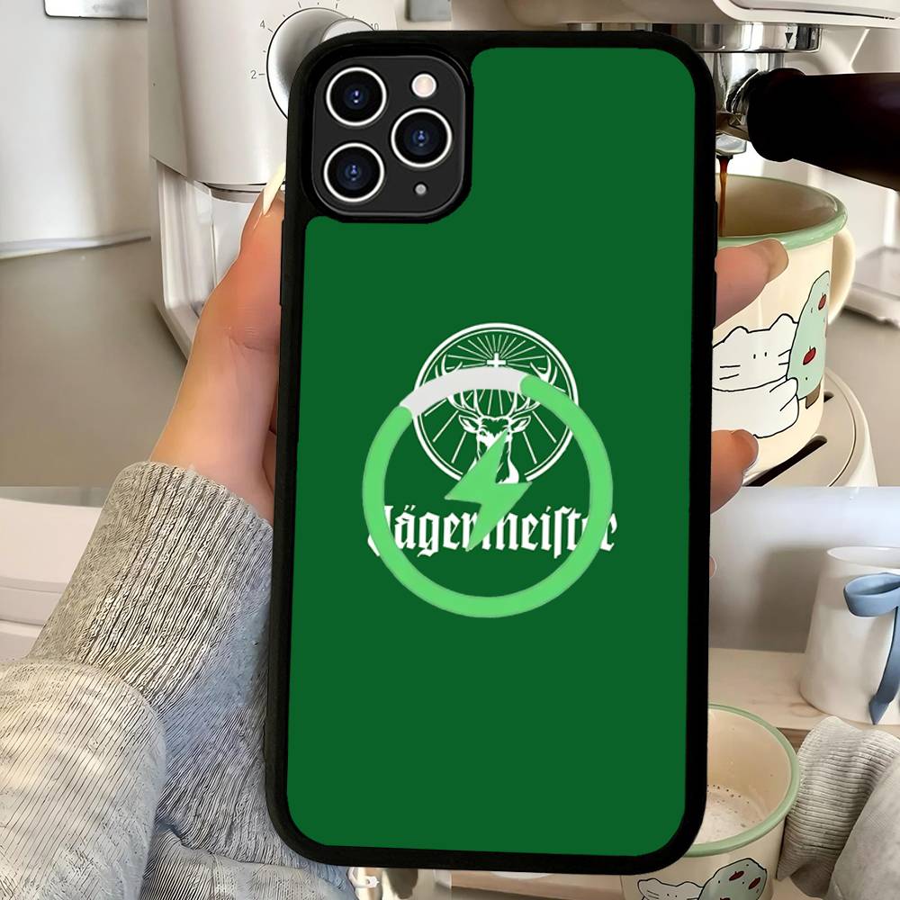 Hi J-Jagermeister Logo Magnetic Wireless Phone Case For IPhone 17 16 15 14 13 12 11 Pro Max Plus Mag Phone Cover