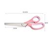 Sewing Zigzag Scissors Tailor 2CR13 Stainless Steel  PP+TPR Handle Triangular  For Fabric Needlework Cutting  Dressmaker Shears