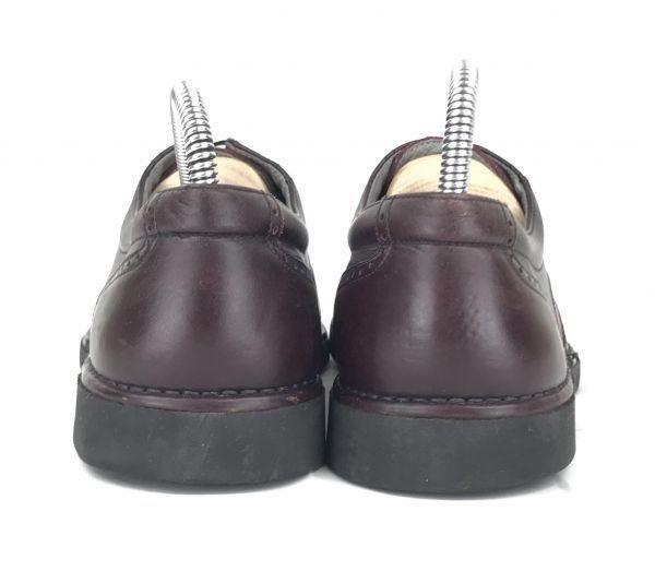 Rockport Hungary Leather Wingtip 27.0 Reddish Brown Vibram Sole Lightweight(USED)