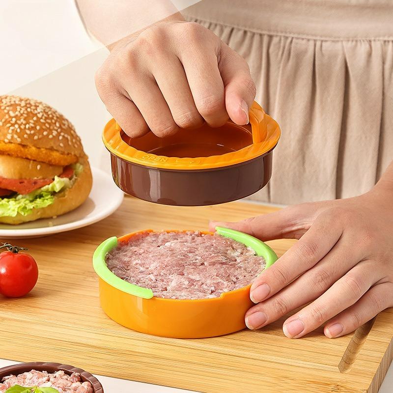Round Burger Making Tools Meat Press Meat Patty Press Combination Meat Press Tool Kitchen Gadgets