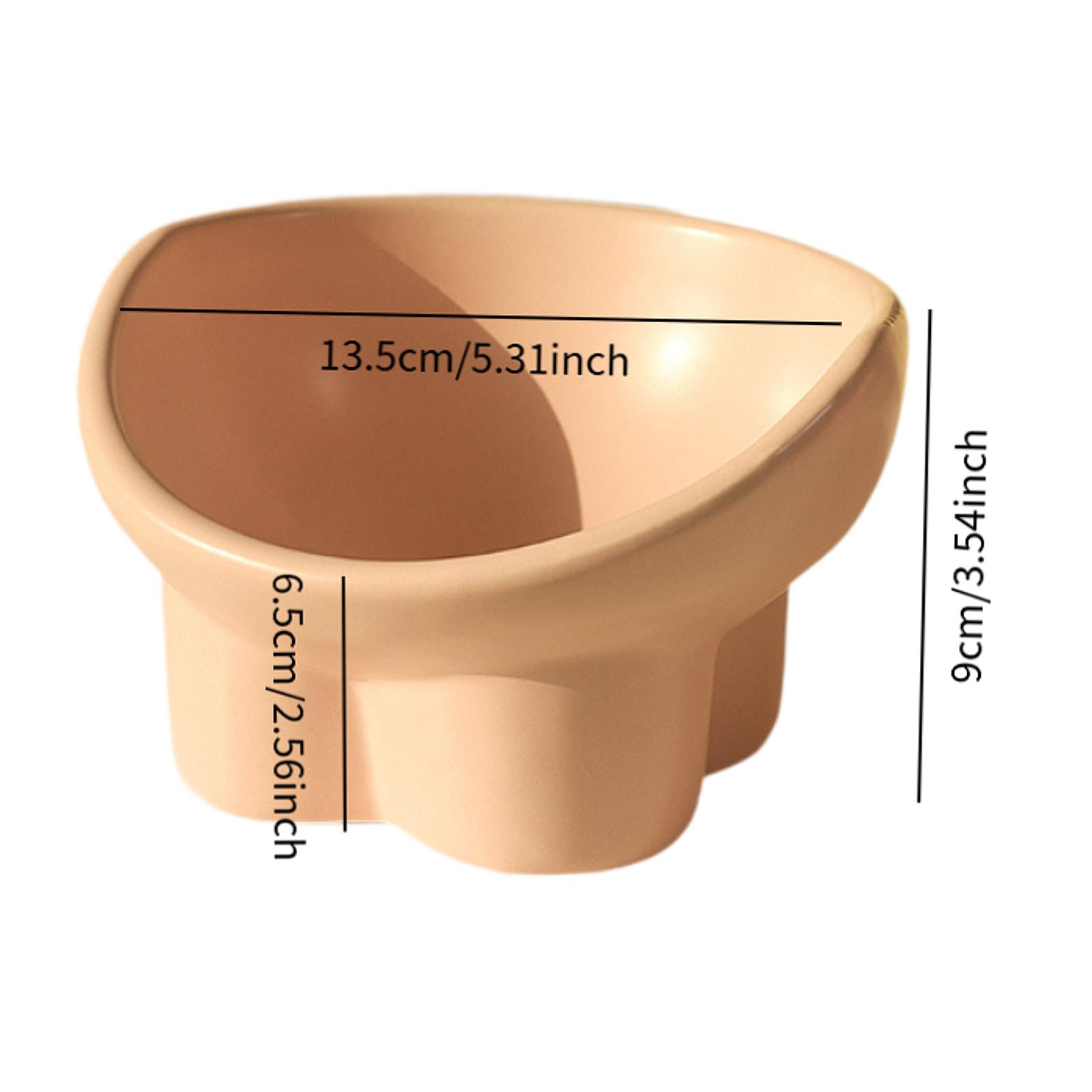 

Приподнятая миска для кошек, поилка для маленьких собак, защищает позвоночник питомца, устойчивая, прочная, наклонная кормушка для домашних животных, миска для воды для котят для маленьких и средних собак розовый