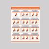 2 Stück Ganzkörper-Sitz-Dehnungs-Poster-Diagramm für Senioren Stuhl-Übungsroutine-Anleitung für Ältere Gelenkschonender Flexibilitäts-Trainingsplan