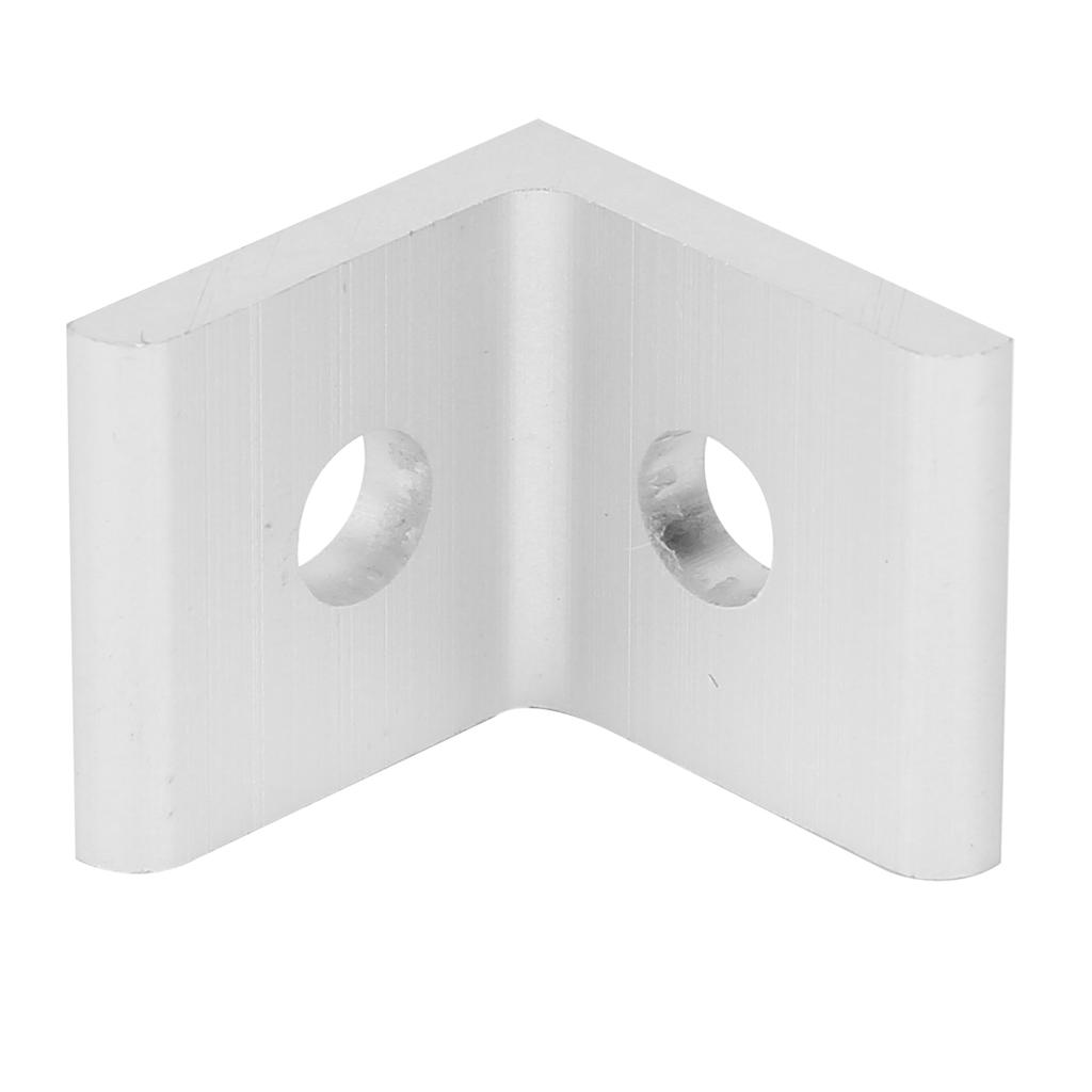 10Pcs Aluminum Angle Corner Bracket Fixed L Shape 90° Connector Industrial Supplies4040-2 Hole