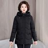 Winter padded jacket 2025 winter new middle-aged and elderly women's autumn and winter cotton jacket short plus-size padded jacket