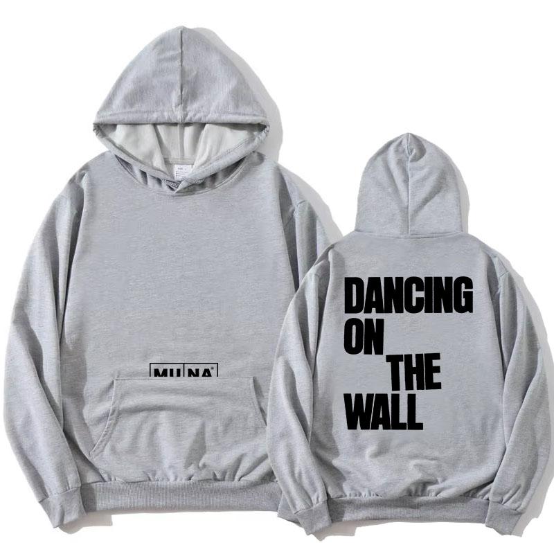 MUNA Dancing on The Wall Hoodies Long Sleeve Hooded Sweatshirt Unisex Streetwear Pop Band Design Pullovers Female Clothing