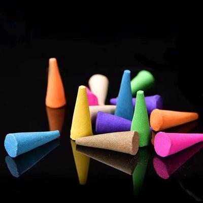 1pack Backflow Incense Cones Pack of 60 Mixed Flavor Natural Incense Floral Lavender Sandalwood Aloes Aromatherapy