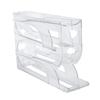 4 Layers Automatic Rolling Egg Holder Rack Fridge Egg Storage Box Container Kitchen Refrigerator Egg Dispenser Fridge Organizer