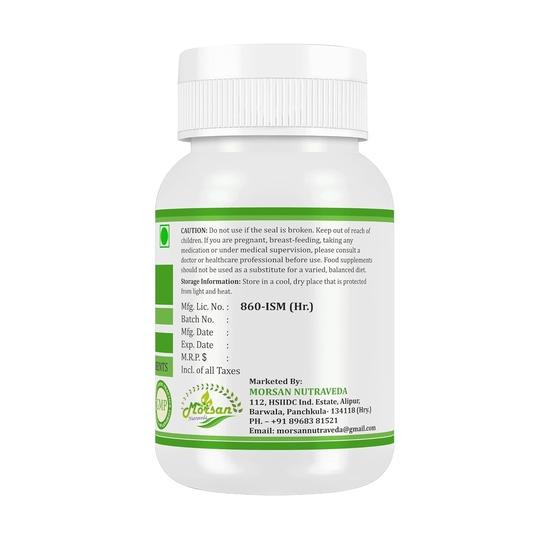 Morsan Nutraveda Sonth (Ginger, Zingiber Officinale) Extract Capsule | 60 x 500 mg Veg Capsules | Eases Nausea, Supports Natural Inflammatory Balance