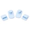 Adhesive Remote Control Holder Hooks Wall Mounted Storage Clips for Organizing Small Electronic Devices and Accessories Easy Installation