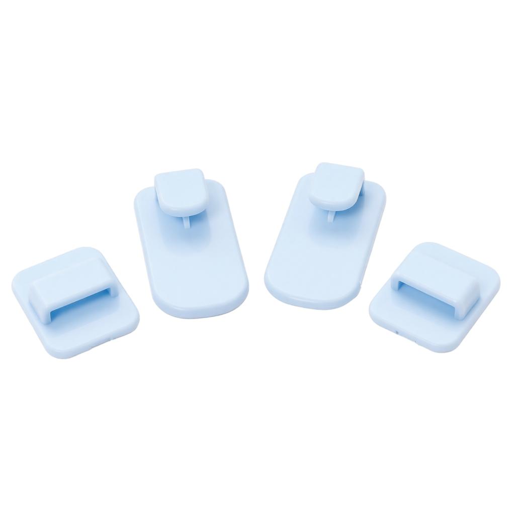 Adhesive Remote Control Holder Hooks Wall Mounted Storage Clips for Organizing Small Electronic Devices and Accessories Easy Installation