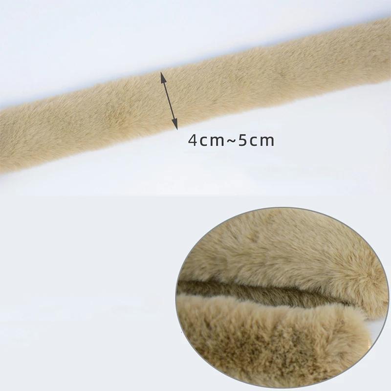 Tracolla Lunga Regolabile in Peluche Sintetico di Coniglio Sostitutiva per Borsa a Spalla o Crossbody da Donna Accessorio Moda per Borsa