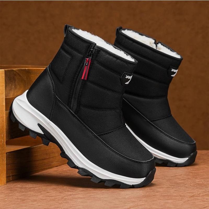 Mens Snow Boots Thickened Plush Warm Cotton Shoes Outdoor Non-slip Platform Boots 2026New Winter Boots for Men Botas Para Hombre