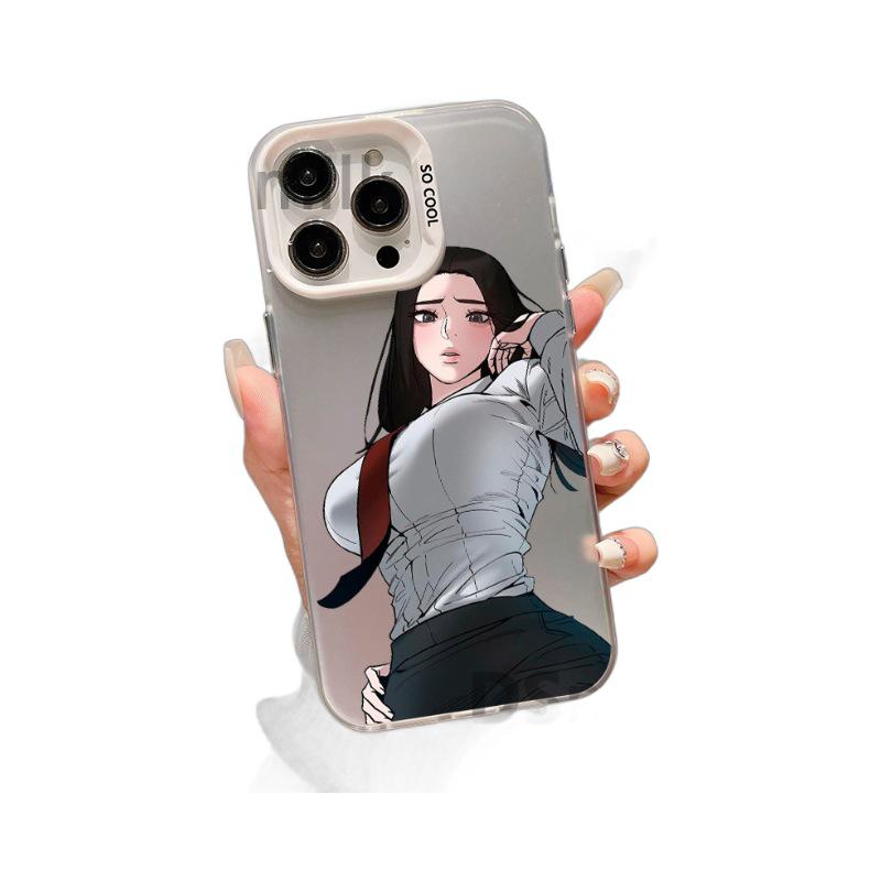 Anime Goddess iPhone 15 Pro Mobile Case - Laser Protection, Anti-Drop Hard Cover for Apple 13/14/11XsMax/11/12/Mini.