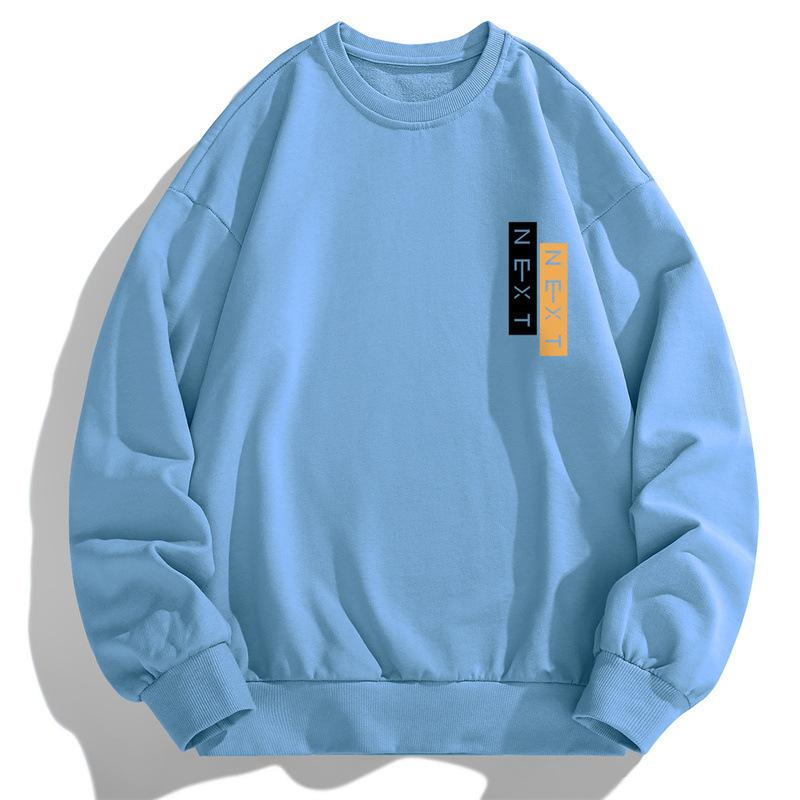 Podzimní a jarní triko s dlouhým rukávem Pánský svetr Základní košile Pánský svetr s kulatým výstřihem Pánské