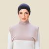 Perfect Match Soft Elastic Modal Detachable Collar Square False Collars Solid Color Turtleneck High Inner Neck Cover For Women Scarf