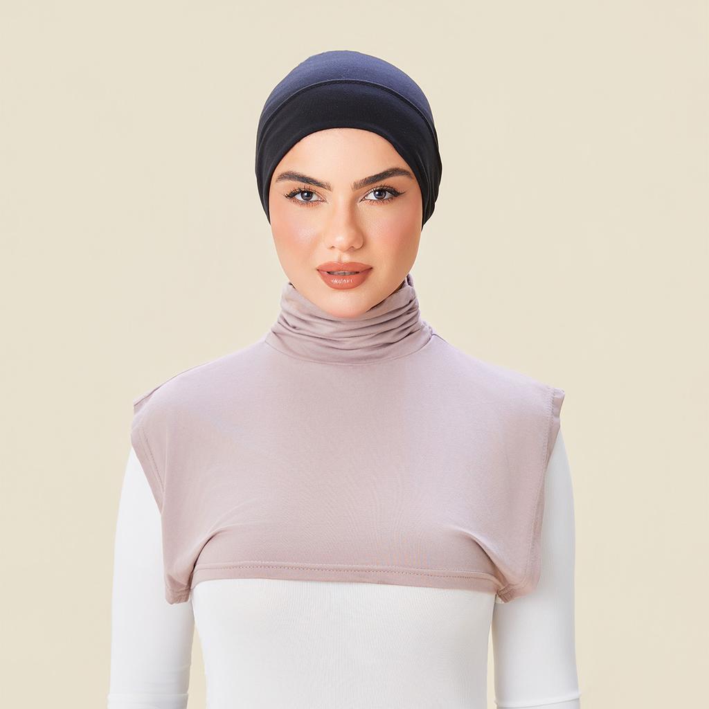 Perfect Match Soft Elastic Modal Detachable Collar Square False Collars Solid Color Turtleneck High Inner Neck Cover For Women Scarf