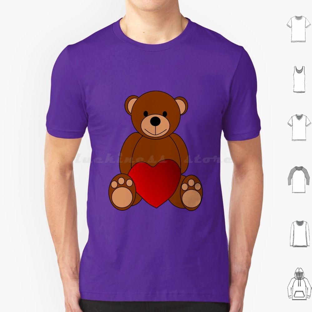 Teddy Love T Shirt Men Women Kids 6xl Teddy Love Bear Teddybear Valentine Valentinesday Red Indianred Indian Brown Toy Toys