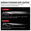 KDULIT Multifunctional Flashlight USB Rechargeable Bicycle Lights with Battery Display Waterproof Bicycle Lights with 6 Modes