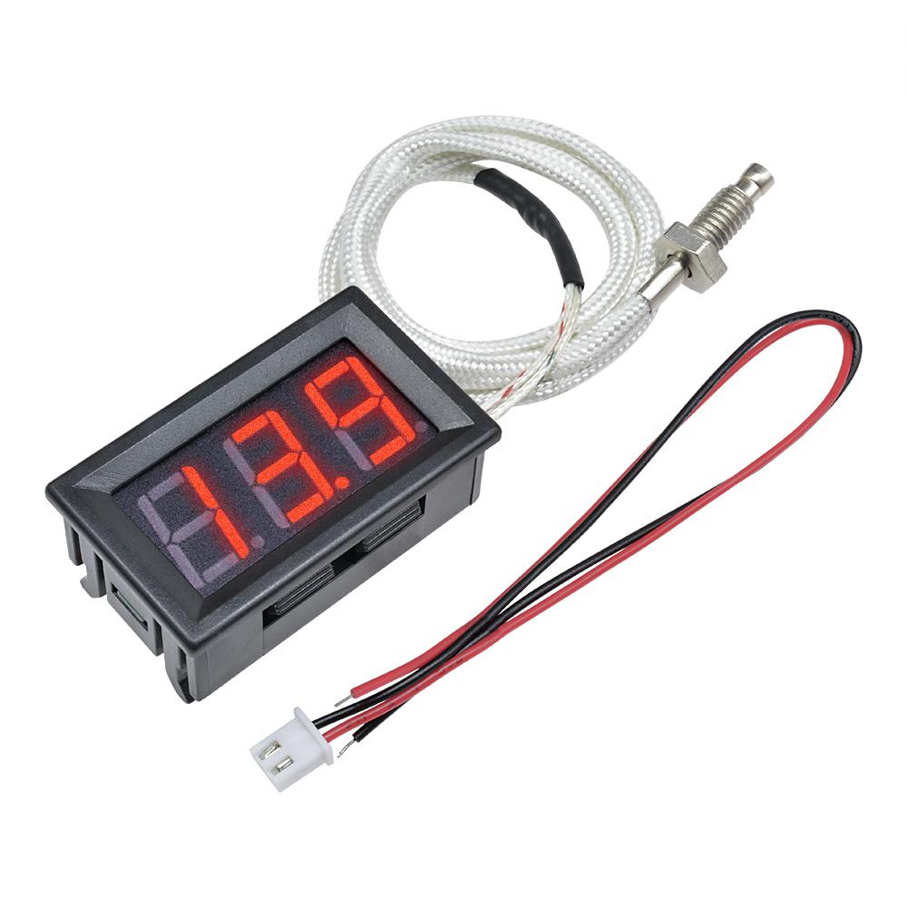 Industrial High Temperature K-Type M6 Thermocouple Thermometer 12V -30~800 Degree Digital Temperature Meter Tester XH-B310