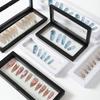 1Pcs Professional Fake Nail Storage Box Rectangle Transparent Pe Film Nail Tips Box Press On Nail Acrylic Nail Tips Display