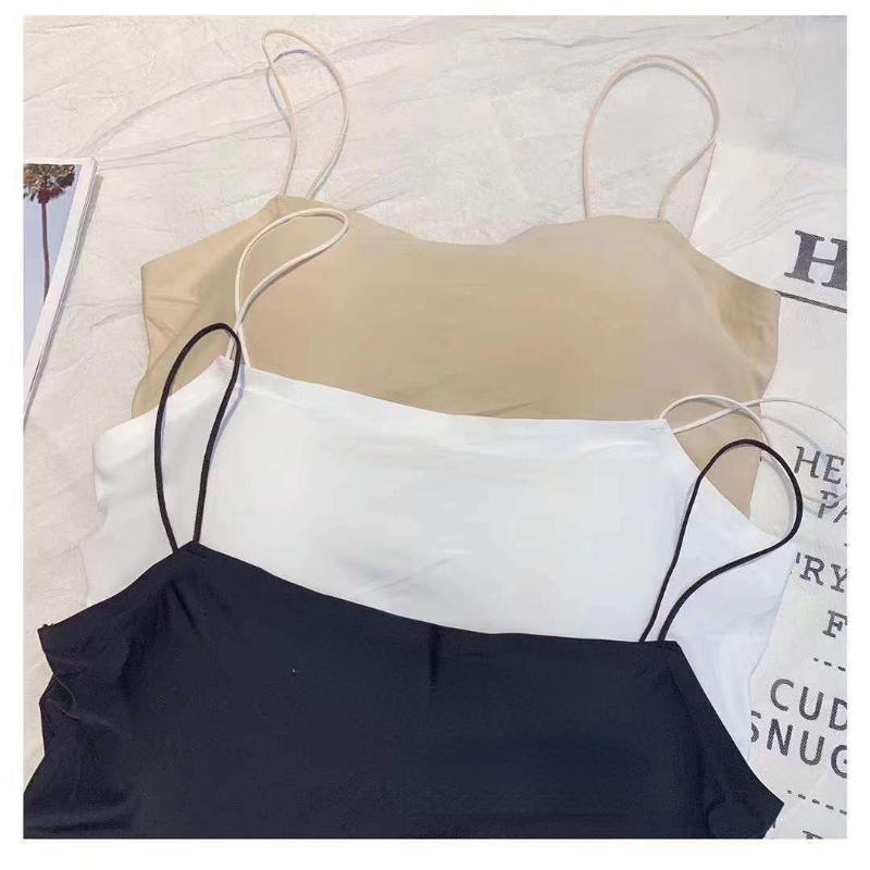 Tank Top Black Halter Crop Tops Women Summer Camis Backless Camisole Fashion Casual Tube Top Female Sleeveless Cropped Vest
