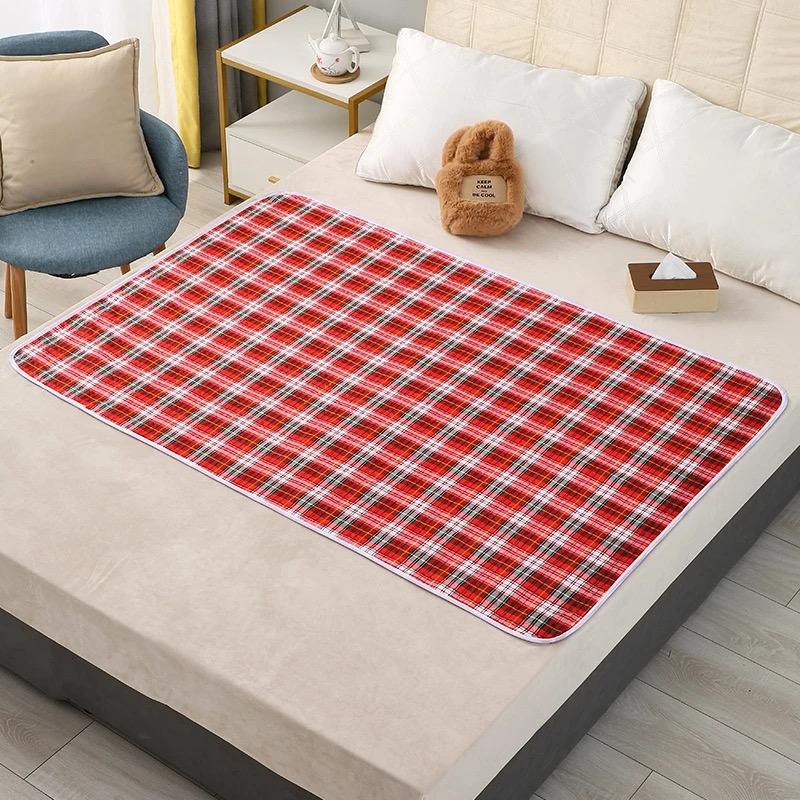 Waterproof Washable Cotton Adult Diaper Pad - Breathable Oversized Care Mattress for Elders