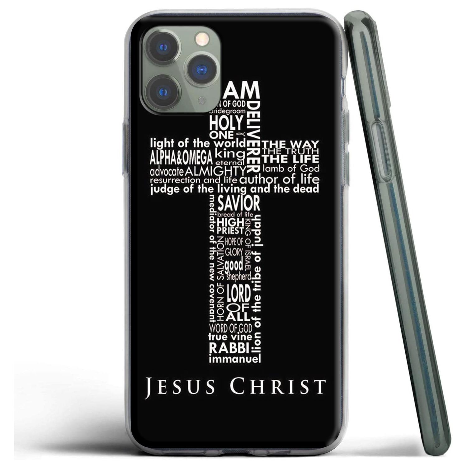 

Біблія Ісуса Христа Християнський Хрест Силіконовий Чохол для Apple iPhone 12 Mini 11 Pro SE XS X XR Max 8 7 6S 6 Plus 5S Iphone 12 Mini