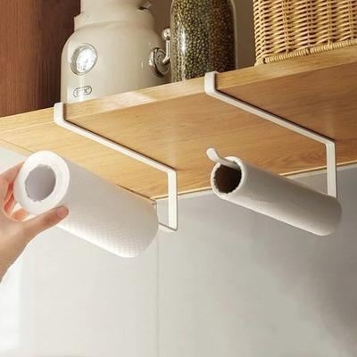 Porta rotolo di carta da parete, portaoggetti per armadio da bagno, portasciugamani per la casa, mensola da parete, organizer per cucina