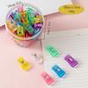 Colorful Plastic Clips for Quilting, Sewing, and Office Use