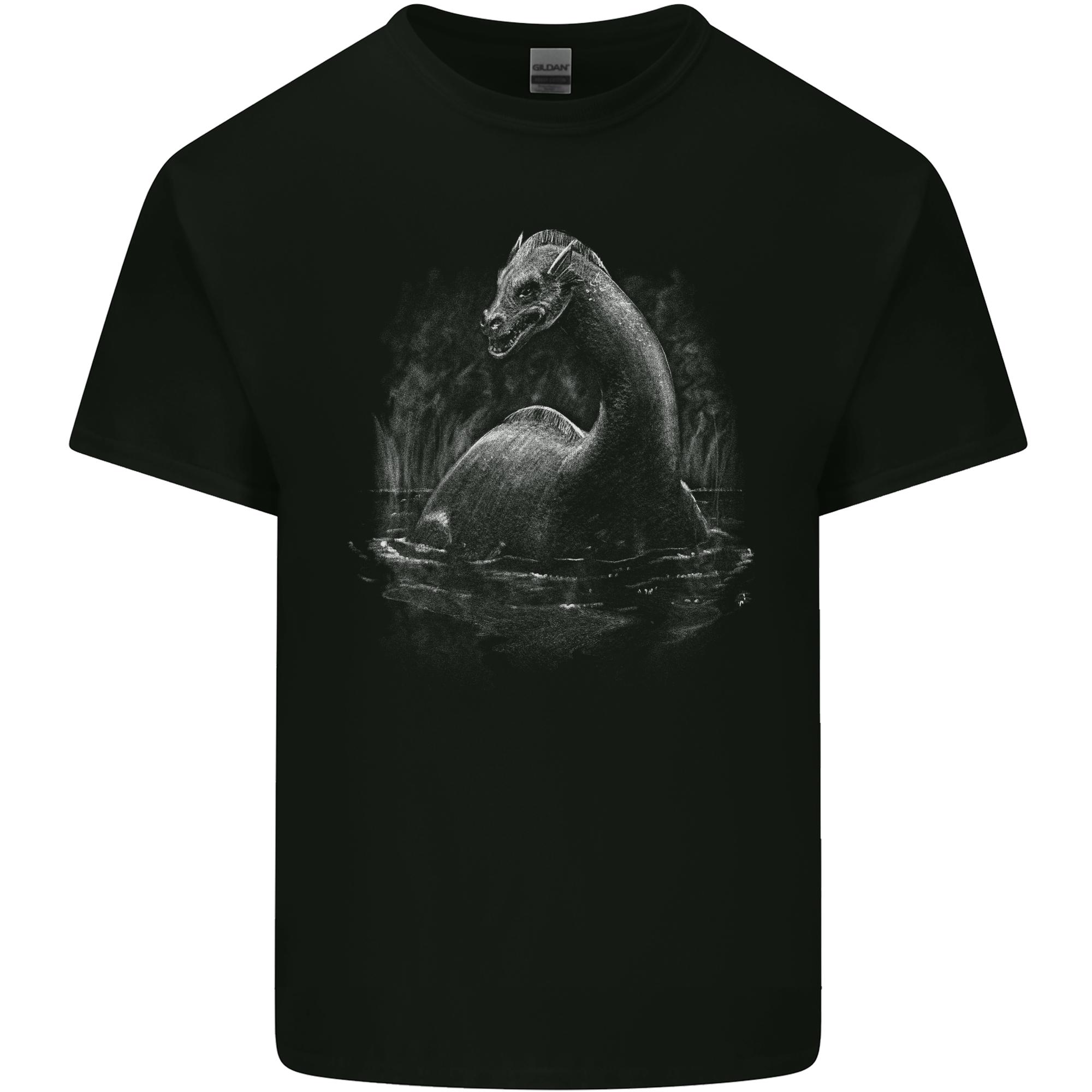 The Lockness Monster Unisexs Light Cotton TShirt S
