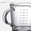 70ml Double-mouthed Milk Kitchen For Espresso Coffee Glass Ounce Cup Coffeware Jigger Measuring Cup