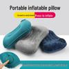 Portable Inflatable Travel Pillow: Lumbar Support, Office Backrest, Outdoor Sleeping Aid.